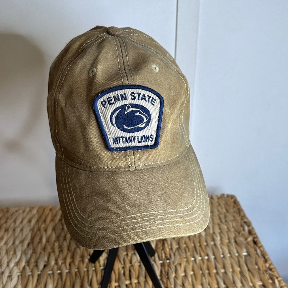 Legacy Penn State Nittany Lions‎ Tan Baseball Cap with Navy Patch